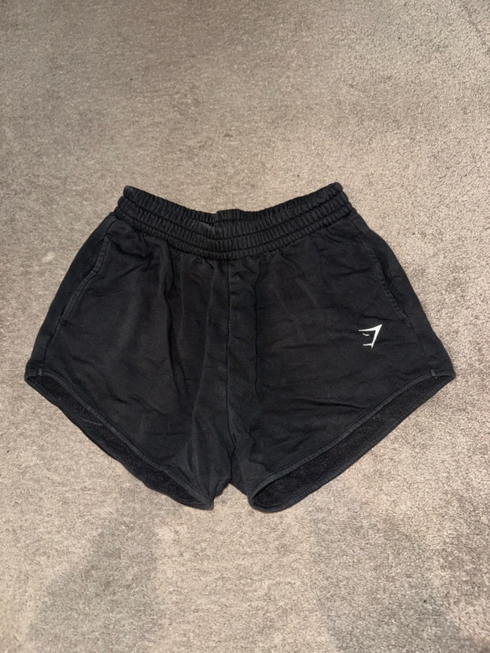 Gymshark Black Women's Training Sweat Shorts - Picture 2 of 4